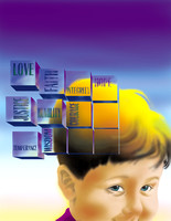 Digital Photoshop illustration for Adventist Education magazine.