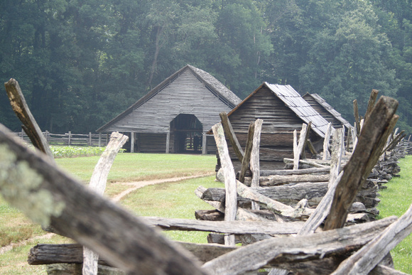 Old sheds in North Carolina.
