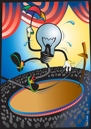Digital illustration for Edison Electric magazine.