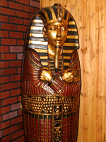 King Tut watches over me when I work.
