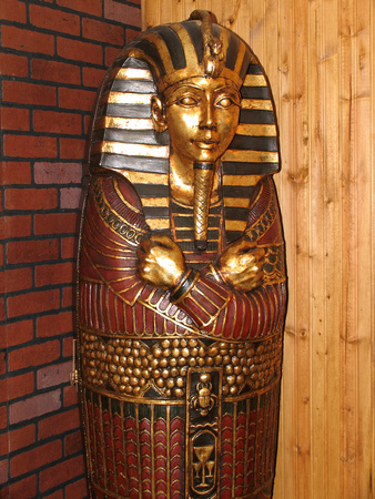 King Tut watches over me when I work.