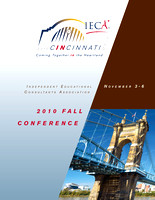 IECA conference logo and brochure cover.